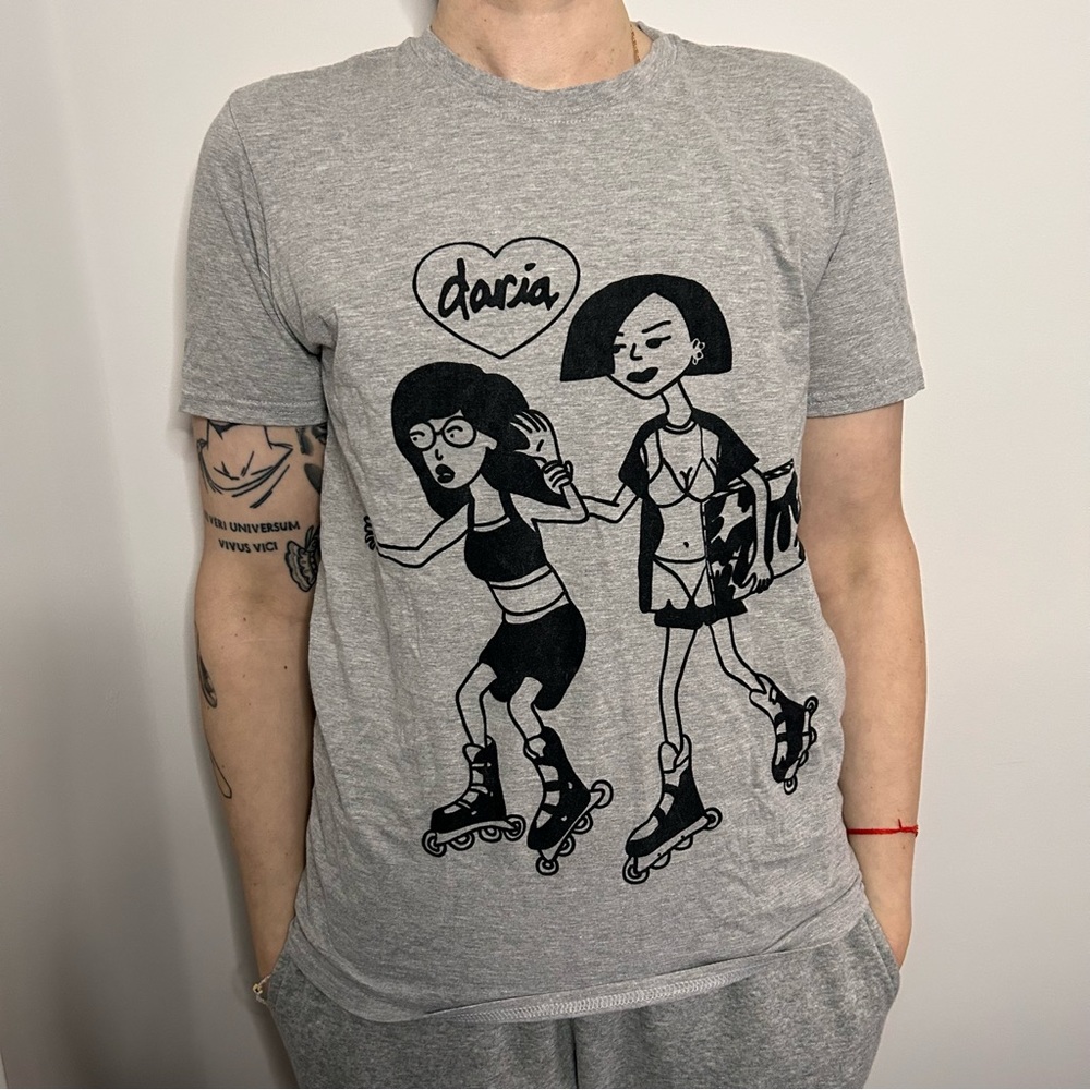 Daria and Jane rollerblading T-shirt women’s size medium BNWOT